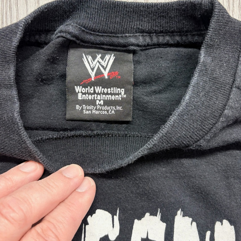 Vintage Brock Lesnar WWE Here Comes The Pain T-Shirt Mens Medium Black Graphic - Picture 3 of 9